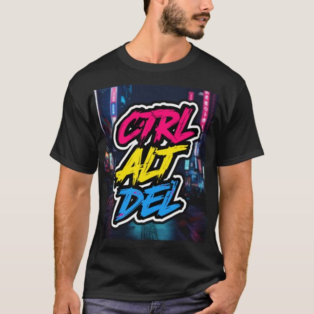 T-SHIRT CTRL ALT SUPPR (Devant)