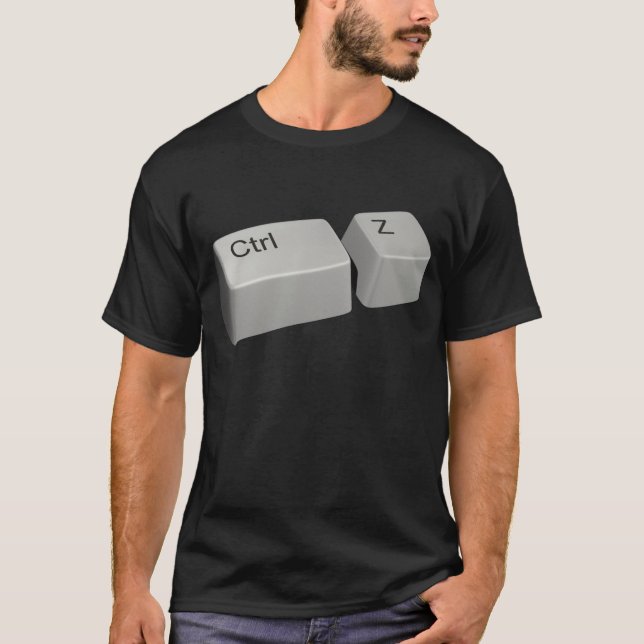 T-shirt Ctrl Z (Devant)