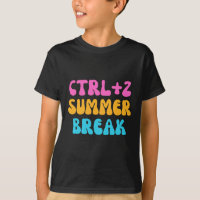 Ctrl + z coloré des vacances d'été - retour à l'éc