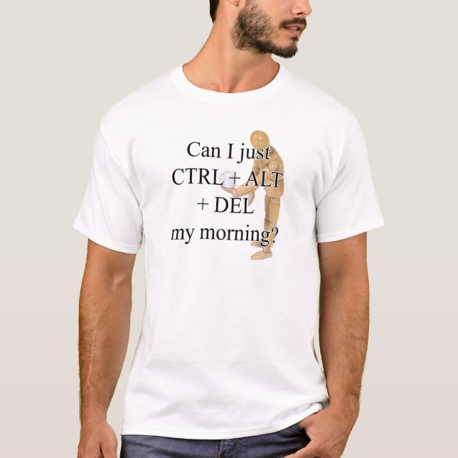 T-shirt CtrlDelete (Devant)
