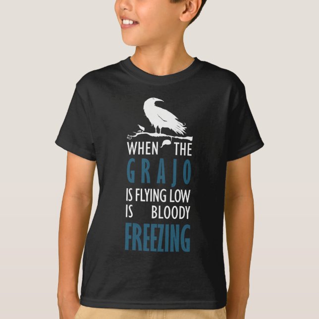 T-shirt Cuando el grajo vuela bajo (Devant)
