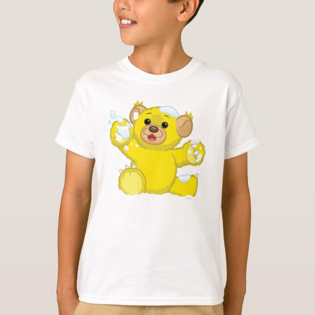 T-shirt CUB pelucheux jaune (Devant)