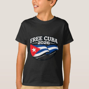 T-shirt Cuba Cuba Libre Doctrine Monroe Illustration