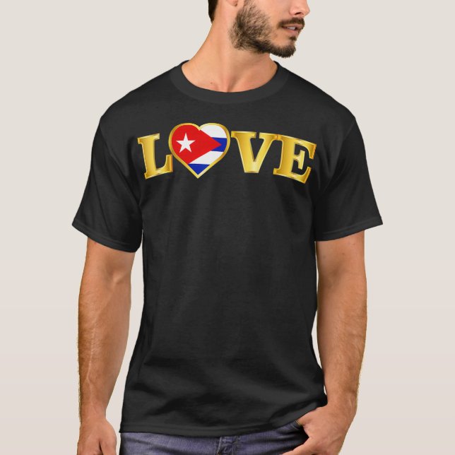 T-shirt Cuba Drapeau Cubano Funny Cubano Pride (Devant)