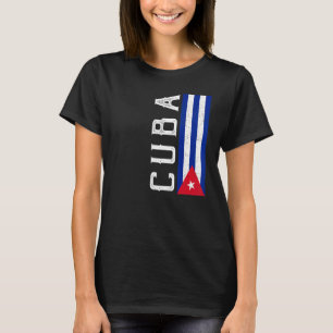 T-shirt Cuba Heritage Pride Pays Soutien Drapeau cubain