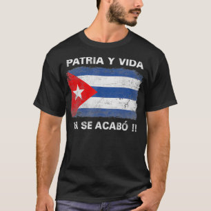T-shirt Cuba Libre Drapeau cubain Mouvement cubain pour la