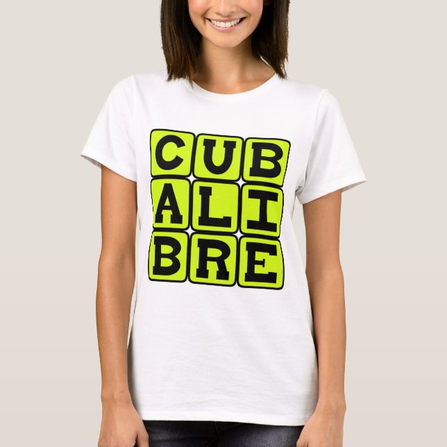 T-shirt Cuba Libre, Highball Cocktail (Devant)