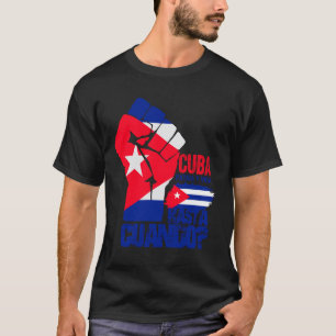 T-shirt Cuba Patrie Et Vie Drapeau Cubain Patrie Cubaine C