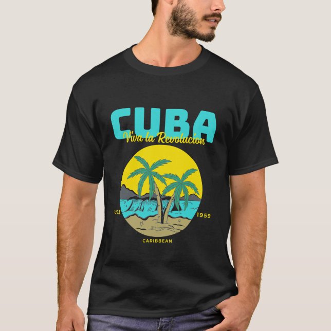 T-shirt Cuba Révolution (Devant)