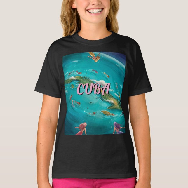 T-shirt Cuba Sirènes  (Devant)
