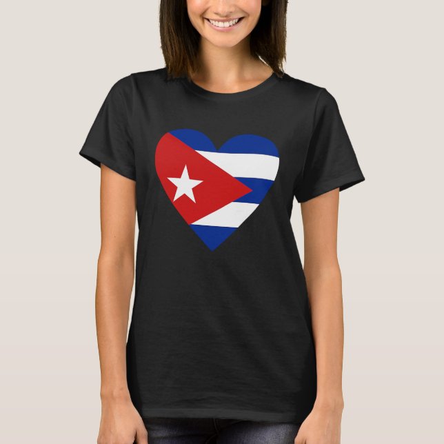 T-shirt Cuban Flag Cuba Pride Cuba Travel Proud Cuban Cuba (Devant)