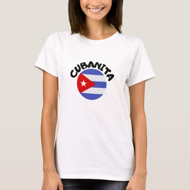 T-shirt Cubanita fille cubaine (Devant)