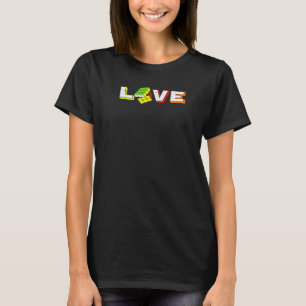 T-shirt Cube de puzzle concurrentiel Love Speed Cubing 80'