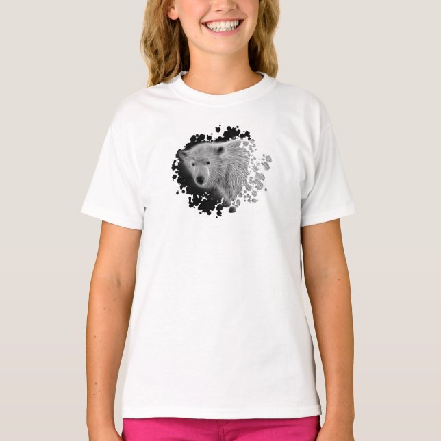 T-shirt Cube d'ours polaire (Devant)