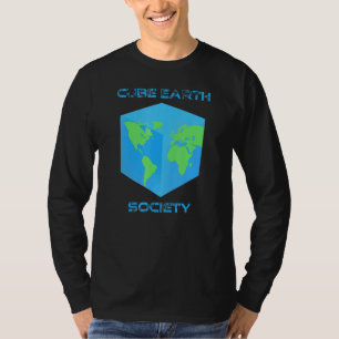 T-shirt Cube Earth Society