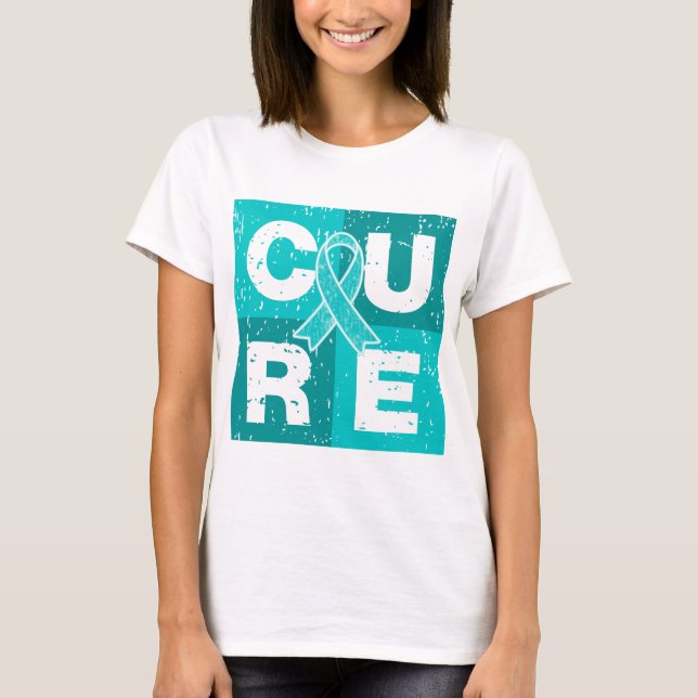 T-shirt Cube en myasthénie gravis de TRAITEMENT (Devant)