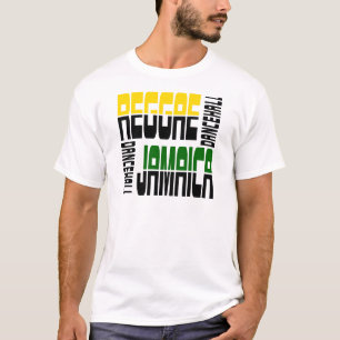 T-shirt Cube en salle de danse de la Jamaïque de reggae,