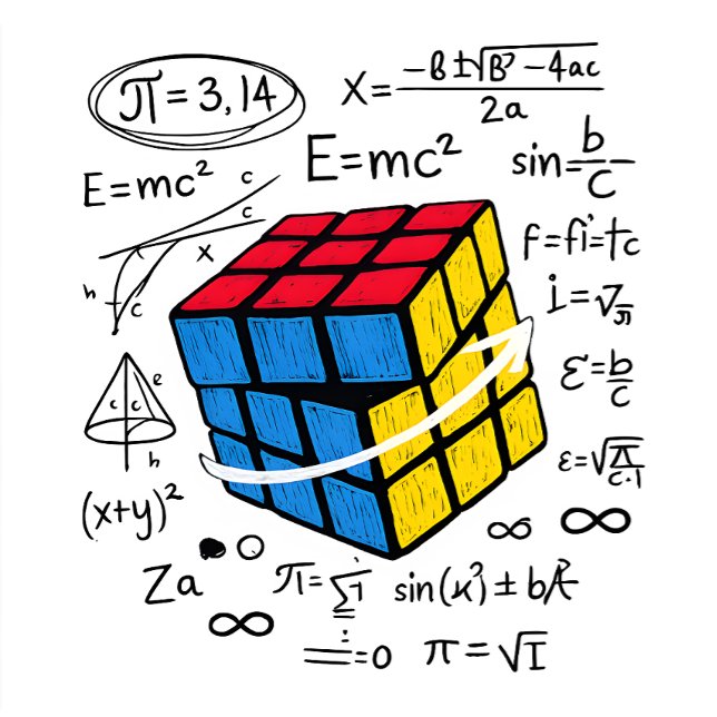 T-shirt Cube Rubik Mathématiques Formule Géométrie Nerd Es (Créateur téléchargé)