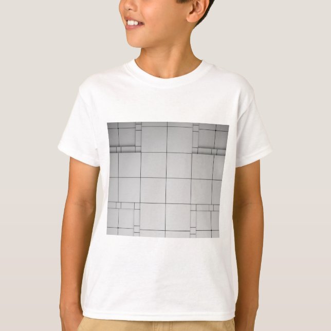 T-shirt Cubes Abstraits (Devant)