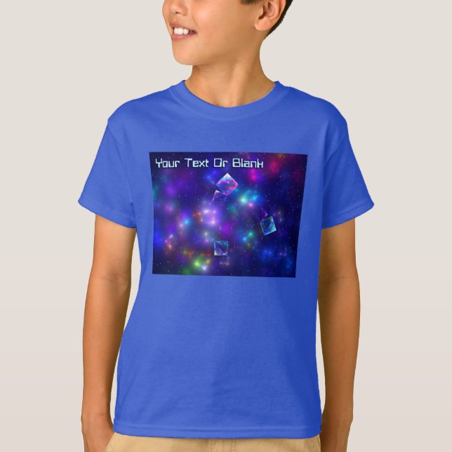 T-shirt Cubes cosmiques (Devant)