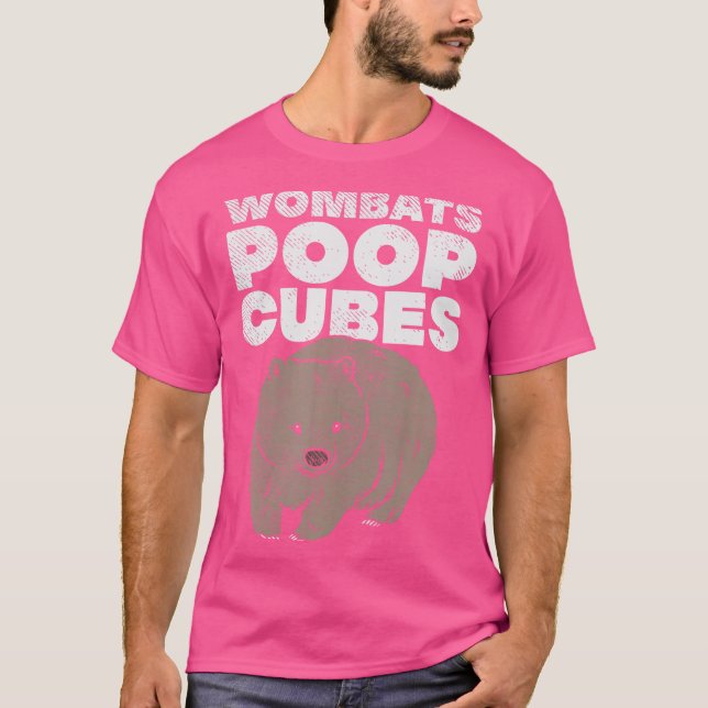 T-shirt Cubes de caca Wombats (Devant)