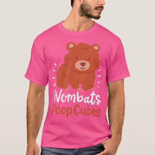 T-shirt Cubes de caca Wombats