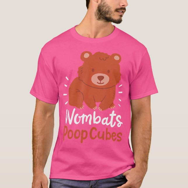 T-shirt Cubes de caca Wombats (Devant)