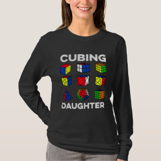 T-shirt Cubing Daughter Speedcubing Speedsolving Cuber