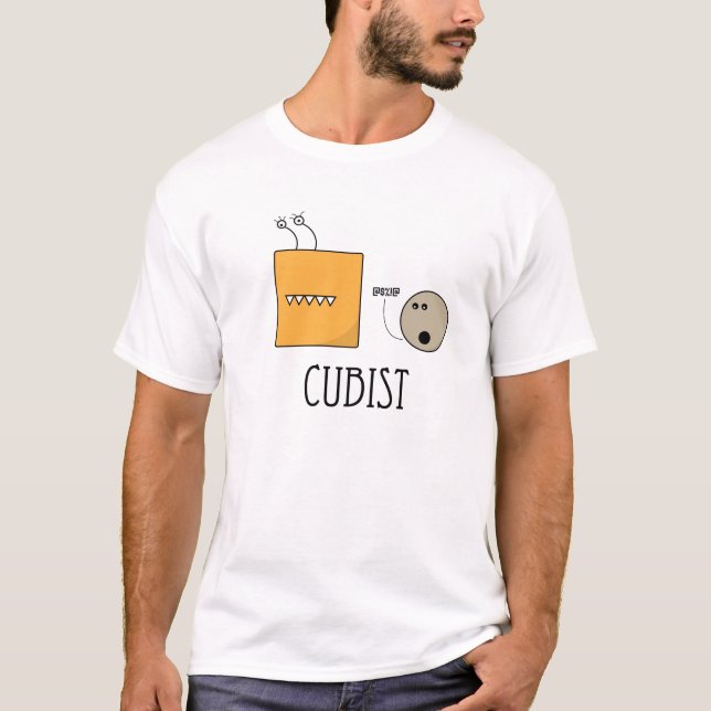T-shirt cubiste (Devant)