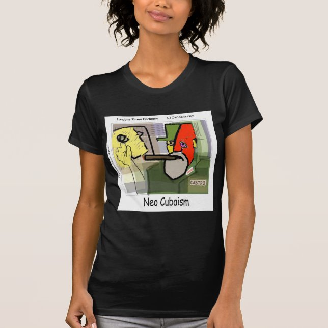 T-shirt Cubiste Castro NéoCubisme Drôle (Devant)
