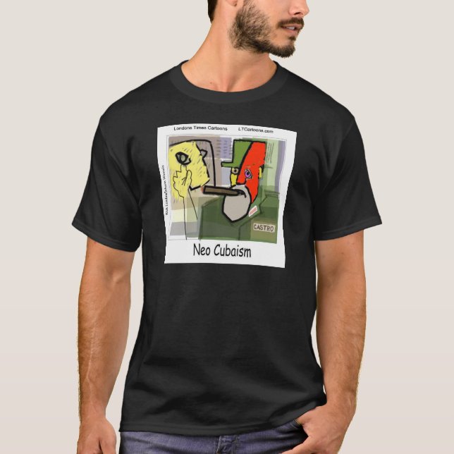 T-shirt Cubiste Castro NéoCubisme Drôle (Devant)