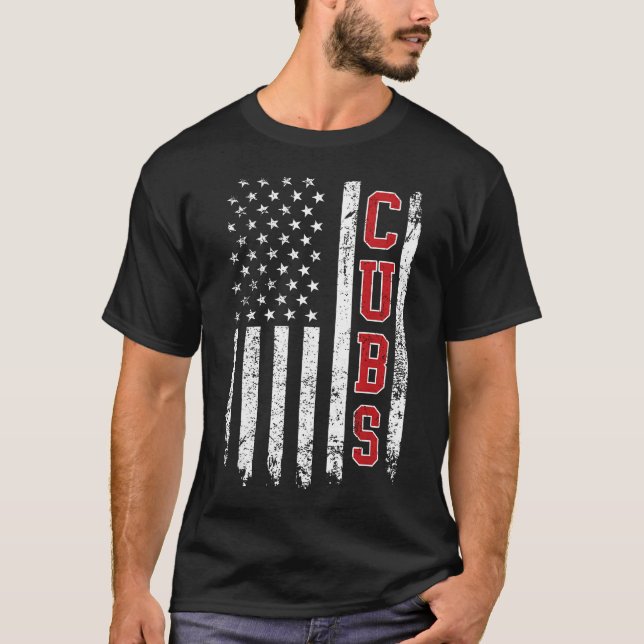 T-shirt Cubs Vintage (Devant)