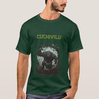 T-shirt Cuchivilu Marsh Monster - Folklore Art