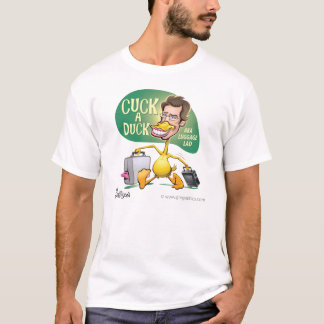 T-shirt Cuck une bande dessinée de canard par la garnison