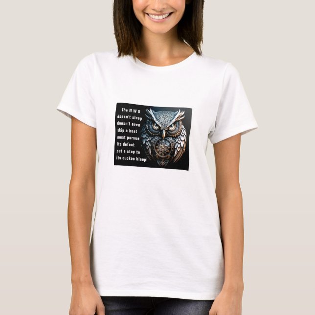 T-shirt Cuckoo Bleep (lumière) (Devant)