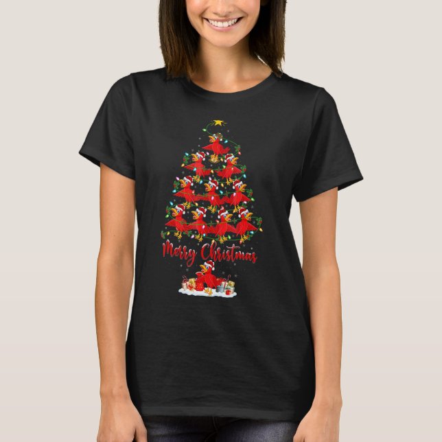 T-shirt Cuckoos Xmas Lights Cuckoos Arbre de Noël (Devant)