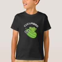 Cucumbird Funny Veggie Cucumber Pun Dark BG