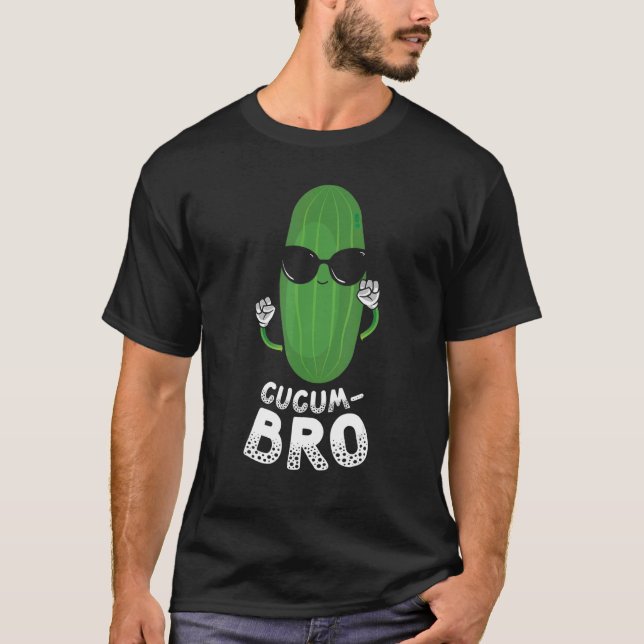 T-shirt Cucumbro Vegetarian Vegetable Veggies Vegan Cucumb (Devant)