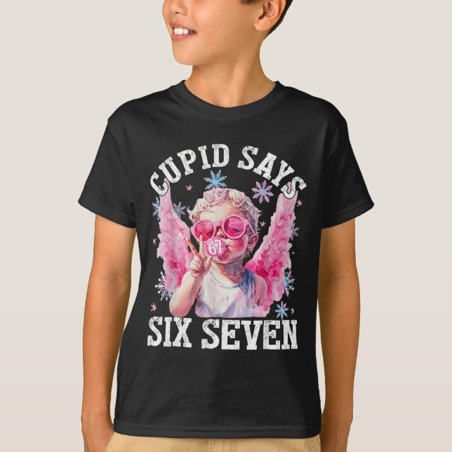 T-shirt Cud drôle dit six sept Saint-Valentin 67 Meme Homm (Devant)
