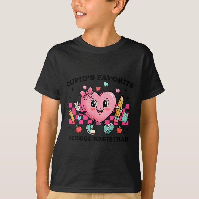 T-shirt Cud’s Favorite School Registrar Valentines Funny C (Devant)