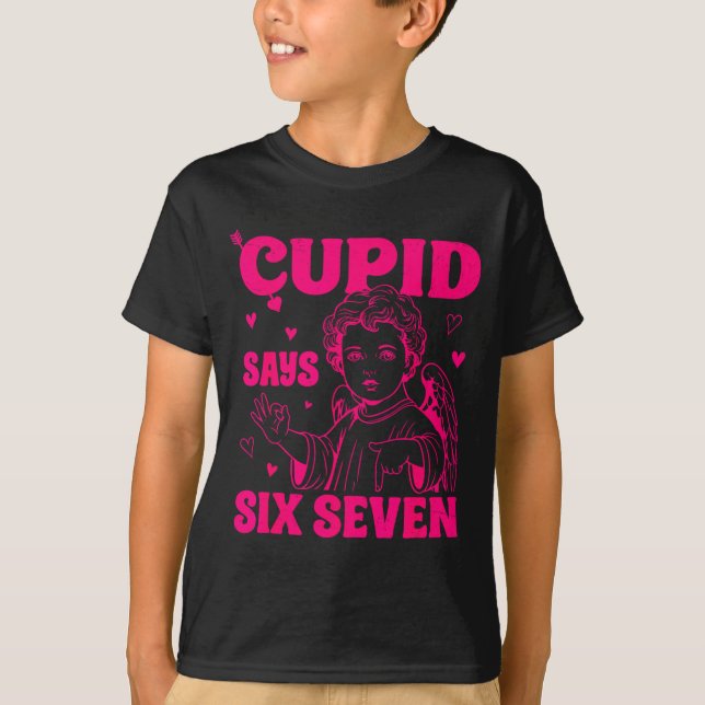 T-shirt Cud Says 67 Meme For Kids Women Men Boys Girls Val (Devant)