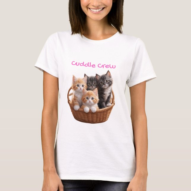 T-shirt Cuddle Crew Kitten (Devant)