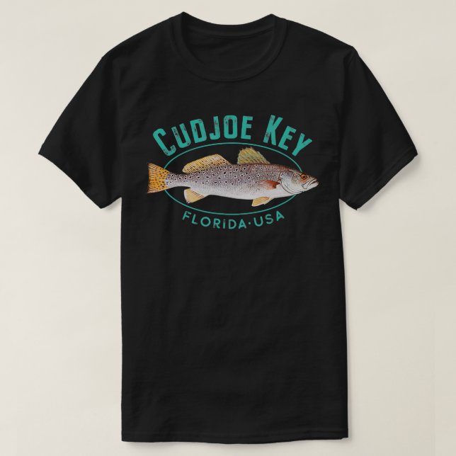 T-shirt Cudjoe Key Florida  (Design devant)