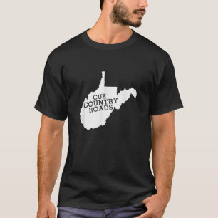 T-shirt Cue Country Roads Virginie-Occidentale