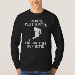 T-shirt Cue le rire avec cet Humour à thème billiard T