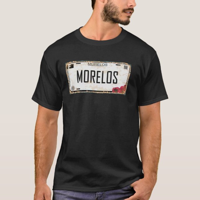 T-shirt Cuernavaca Morelos México Plaque de licence Esthét (Devant)