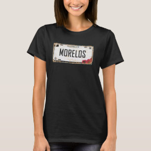 T-shirt Cuernavaca Morelos México Plaque de licence Esthét