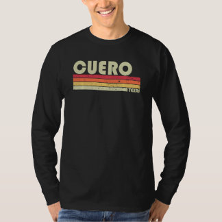 T-shirt Cuero Tx Texas Funny City Accueil Racines Retro le