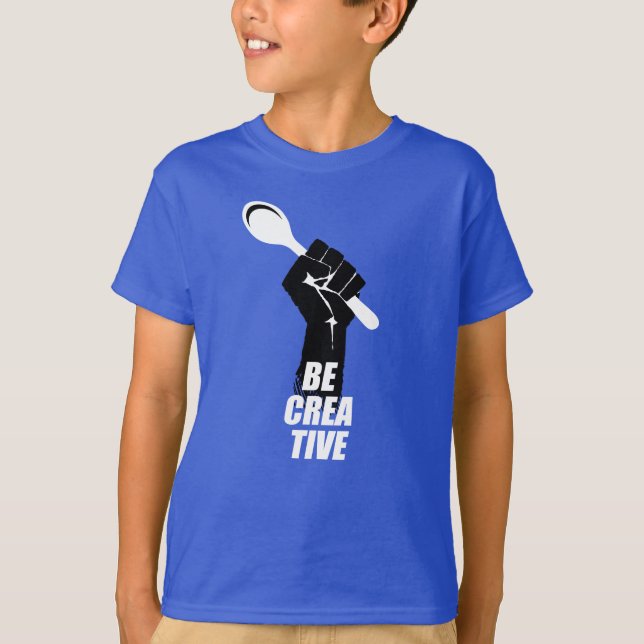 T-shirt Cuillère De cuisine Pour Chef Créatif (Devant)