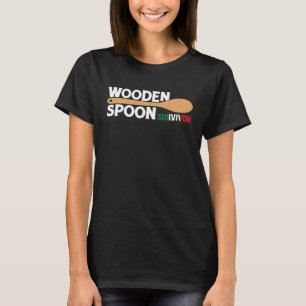 T-shirt Cuillère en bois Survivant Mère Outils de discipli